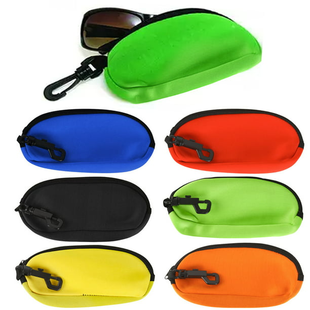 Lergo Portable Zipper Eye Glasses Sunglasses Shell Hard Case Eyewear Protector Box Bag 